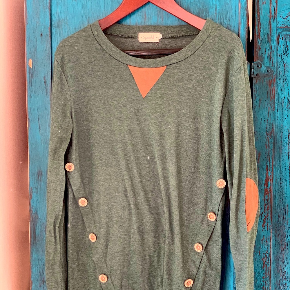 Spadehill Boyfriend Lightweight Sweater / Heavy Long Sleeve Shirt/ Tunic